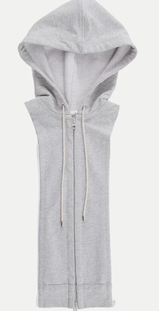 Fashion Veronica Beard Blazereinsatz Hoodie Dickey Grau