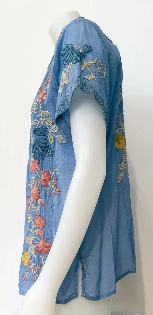 Online Johnny Was Bluse Blau