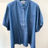 Online Sosue Bluse Cowboy Button Denim