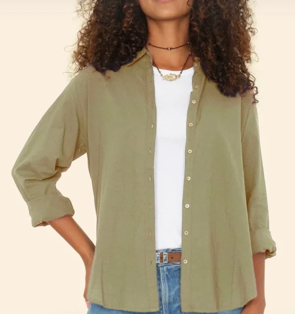 Fashion Xirena Bluse Beau Dark Seagrass