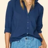 Hot Xirena Bluse Beau Navy