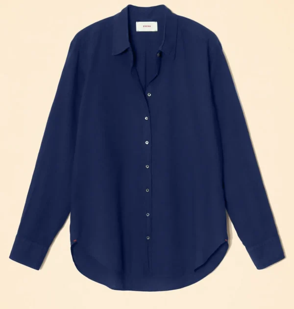 Hot Xirena Bluse Beau Navy