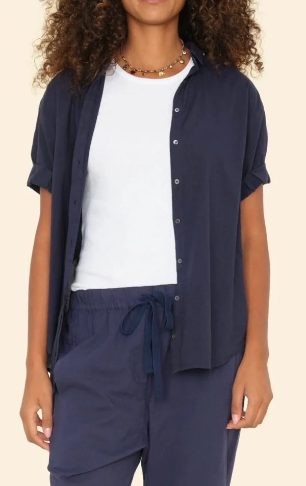 Sale Xirena Bluse Channing Navy