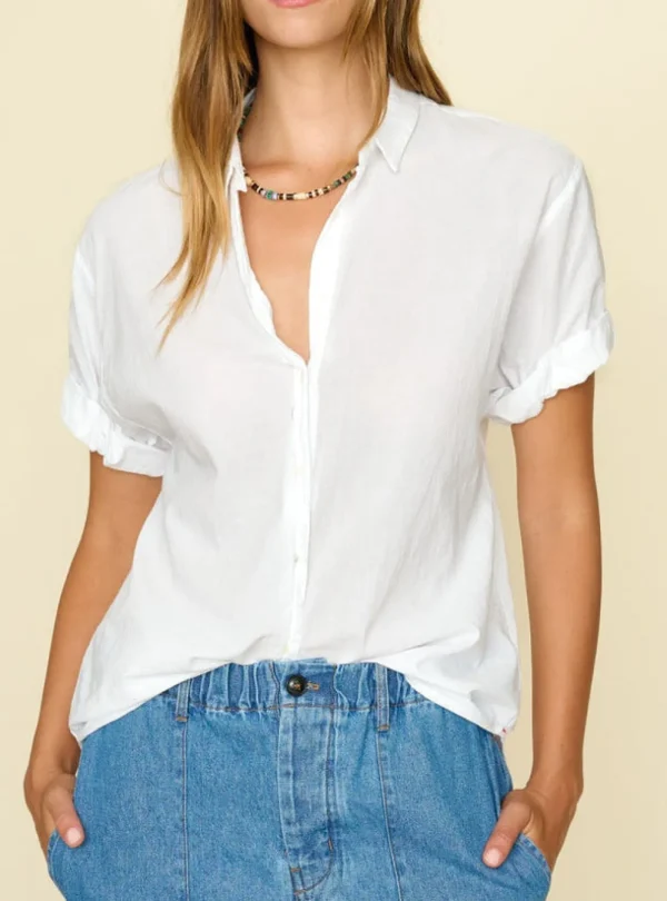 Hot Xirena Bluse Channing Weiß