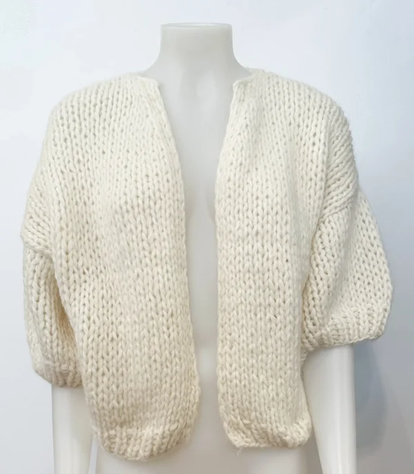 Discount Maiami Bomber Cardigan Creme