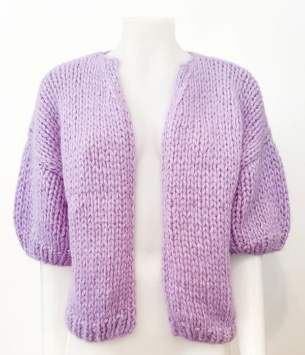 Sale Maiami Bomber Cardigan Lilac