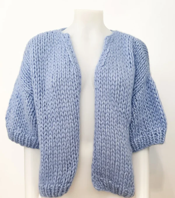 New Maiami Bomber Cardigan Light Blue