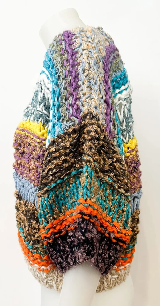 Outlet Maiami Bomber Cardigan Multicolor Stripe