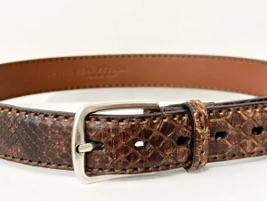 Fashion Fausto Colato Gürtel Python