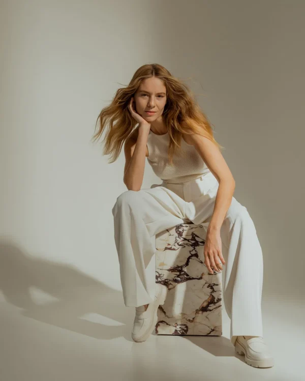 Hot Rossi Hose Noa Natur Fluid Cade