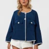 Online Baindoux Jacke Le Temps Perdu Navy