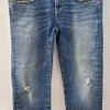 Outlet R13 Jeans Boy Straight Carlton Rips