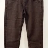 Sale R13 Jeans Boy Straight Choclate Brown Stretch