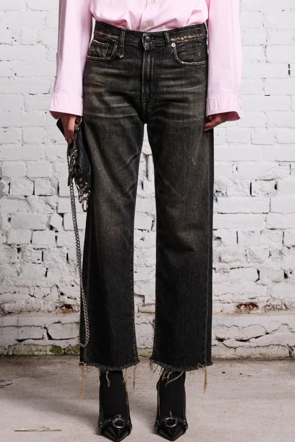 Outlet R13 Jeans Boyfriend Jean Abbey Black