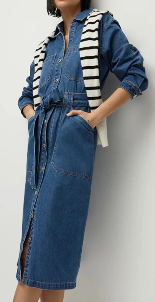 Best Veronica Beard Kleid Chambray