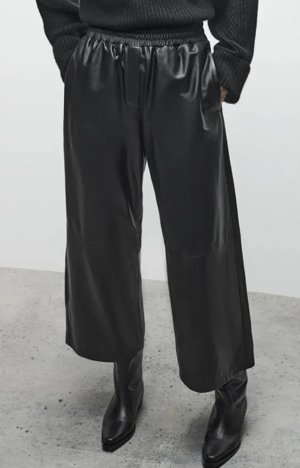 Fashion Arma Lederhose Elizabeth Schwarz