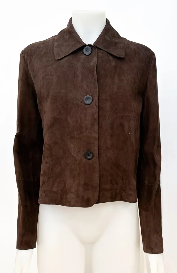 Discount Arma Lederjacke Emy Mud Brown