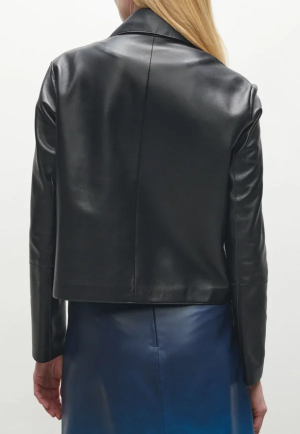 Discount Arma Lederjacke Emy Schwarz