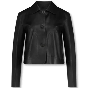 Discount Arma Lederjacke Emy Schwarz