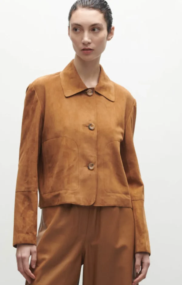 Clearance Arma Lederjacke Emy Whiskey