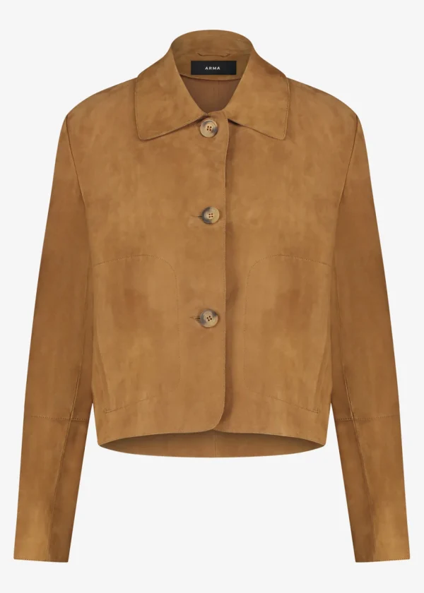 Clearance Arma Lederjacke Emy Whiskey