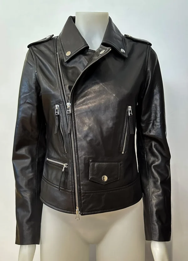 Hot Onstage Lederjacke Schwarz