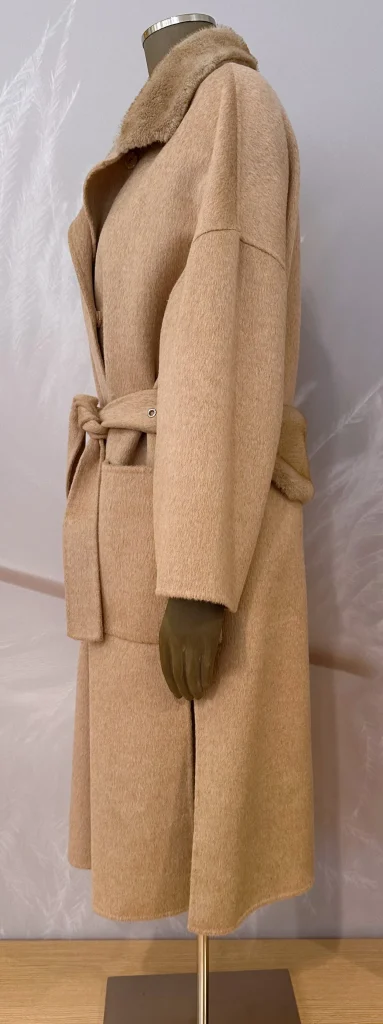 Discount Valentini Mantel Doubleface Camel