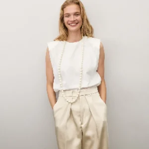 Discount Vanessa Baroni Necklace Organic Pearl Long