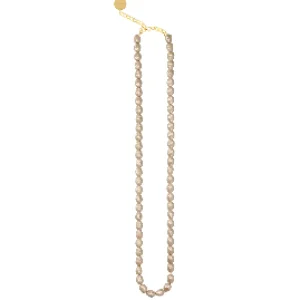 New Vanessa Baroni Necklace Organic Pearl Champagner