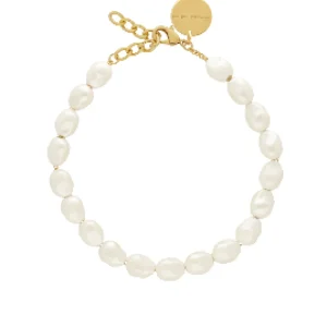 Outlet Vanessa Baroni Necklace Organic Pearl Short
