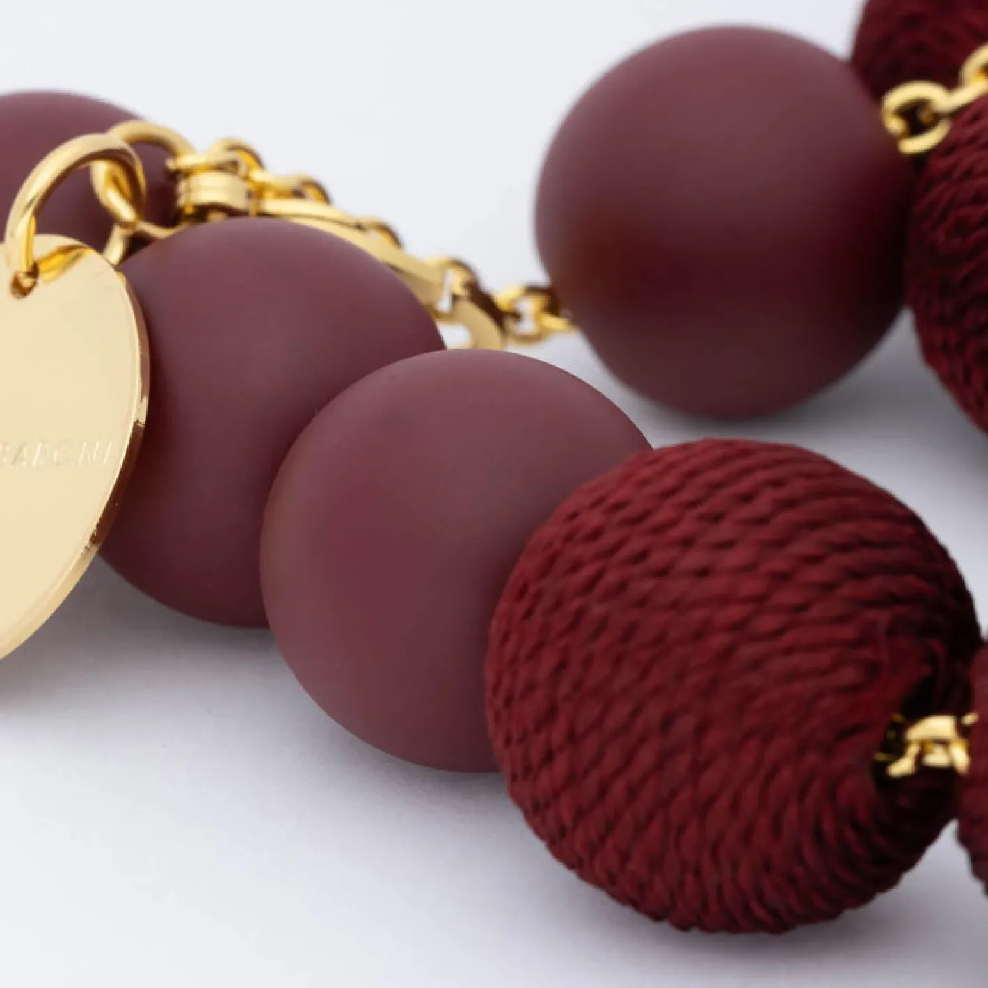 necklace_vanessa_baroni_w_2.webp Clearance Vanessa Baroni Necklace Wrapped Beads Matt Bordeaux