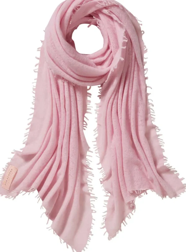 New Pur Schoen Schal PURSCHOEN Hell Rose