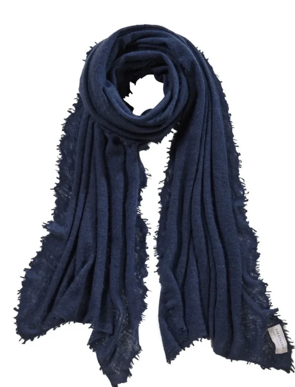 New Pur Schoen Schal PURSCHOEN Navy Dark