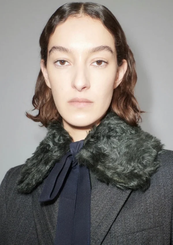 New Odeeh Schalkragen Plush Shadow Green