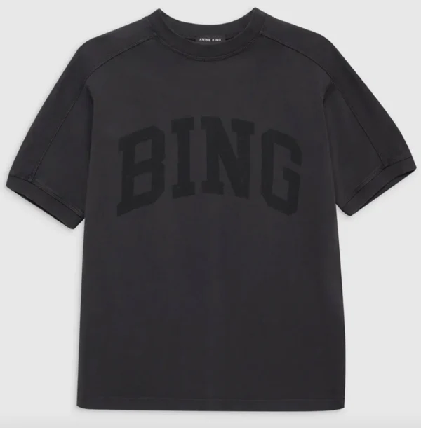Best Anine Bing Shirt Jaylin Black Washed