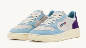 Online Autry Sneaker Medalist Hellblau/Mauve