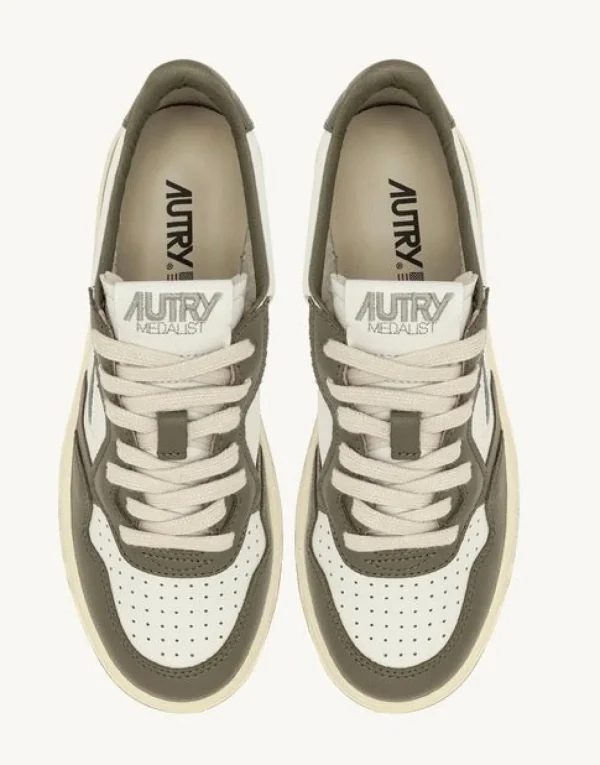 Online Autry Sneaker Medalist Oliv/Weiß