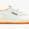 Outlet Autry Sneaker Medalist Weiß Orange