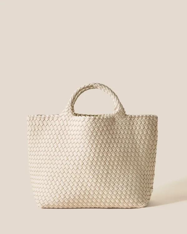 New Naghedi Tasche St.Barths M Ecru