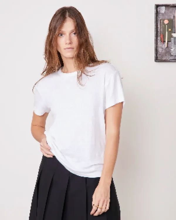 Hot Officine Générale T-Shirt OFFICINE GÉNÉRALE Lara Weiß