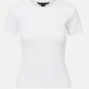 Online Veronica Beard T-Shirt Pruitt Weiß