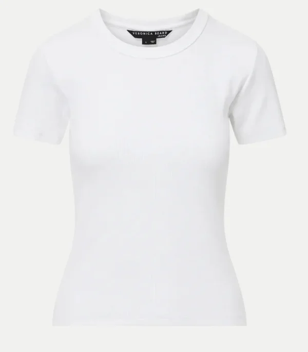 Online Veronica Beard T-Shirt Pruitt Weiß