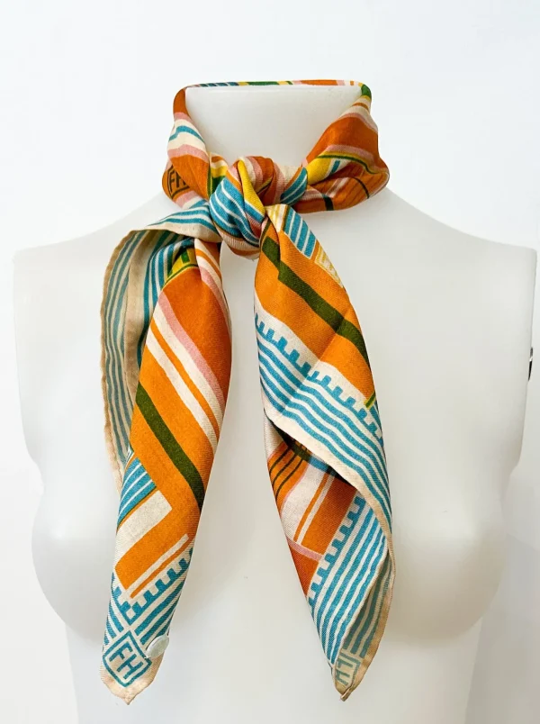 Outlet Friendly Hunting Tuch Midicube Seide