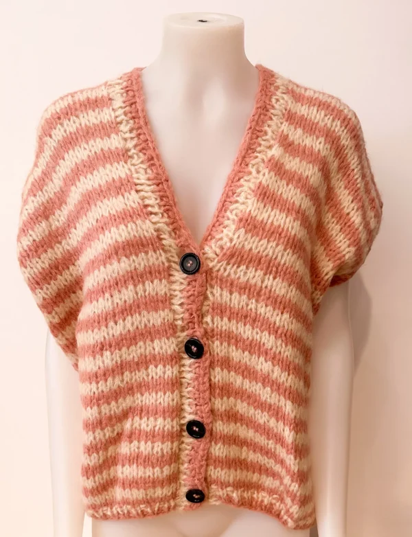 Clearance Les Tricots Weste D’O Rosé